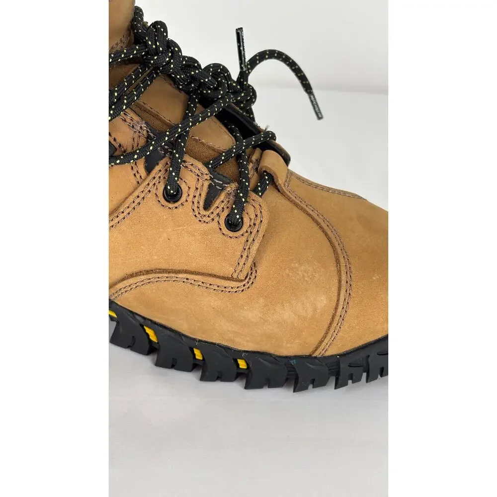 Michelin XPX763 Steel Toe Met Guard Work Boots Mens 9 M Brown Nubuck Leather NWT